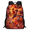 15 Inch One Piece School Backpack Durable Lightweight Unisex Daypack with Front Pocket for Boys Girls Age 6-10 Daily Outdoor Use
