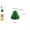 Grey 48mm 52mm 53mm Opening Chimney Glass Lamp Shade,Gray Green Cover with 55mm 56mm 59mm 60mm Reverse Hole for diy Lampshade