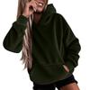 Damen Oversized Sweatshirts Fleece Hoodies Langarm Pullover Outfits Mit Tasche