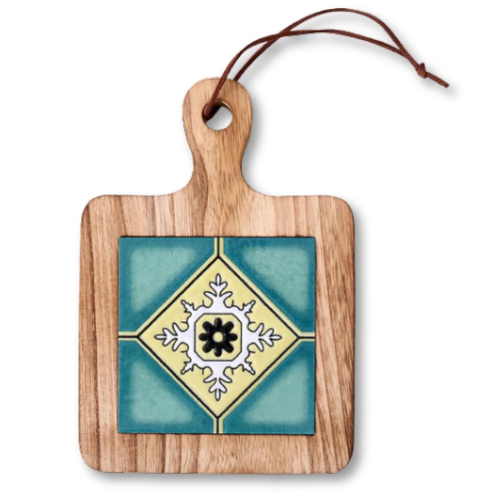 Neutral Zenith Wooden Tile Heat Scandinavian Pot Mat for and Camping Coaster/Pot Holder, Resistant, Style, Stylish, Insulated, Restaurants, Cafes,