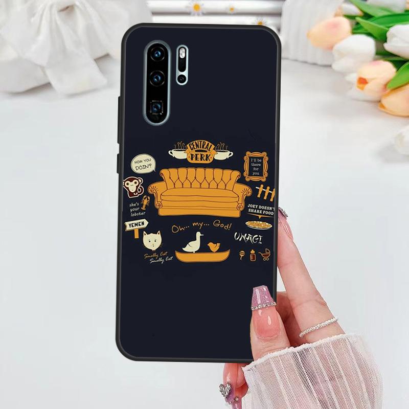 Central Perk Friends TV Show Case For Huawei Nova 5T 3i 7i 8i 11i 10 9 SE Y60 Y61 Y70 Y90 P20 P40 Lite P60 P30 Pro Cover