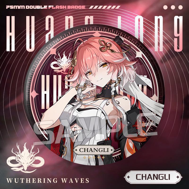 

Honkai Star Rail 3.0 Character Standee: Morninglin Naixige Lika with 75mm Tin Badge Pain Bag 75mm Tin Badge