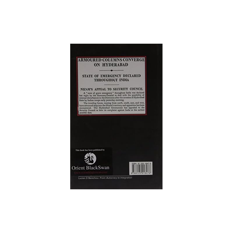 FROM AUTOCRACY TO INTEGRATION This book tells of the events which led,