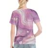 3D Printed T-shirt, Casual Round Neck, Short Sleeves, Spring and Summer Essential, Women's Clothing, Suitable for Daily Wear