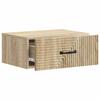 Wall Mounted Nightstand Set 2 pcs Sonoma Oak 49 x 34.5 x 20 cm