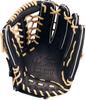 ZETT Winning Road Soft Baseball Glove for Black X Pastel Brown Size 7 All-Around Left-Handed Throwers, (1932), (BRGB33530F)