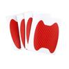 4Pcs/Set Car Styling Mouldings Sticker Car Door Sticker Carbon Fiber Scratches Resistant Cover Auto Handle Protection Film Parts