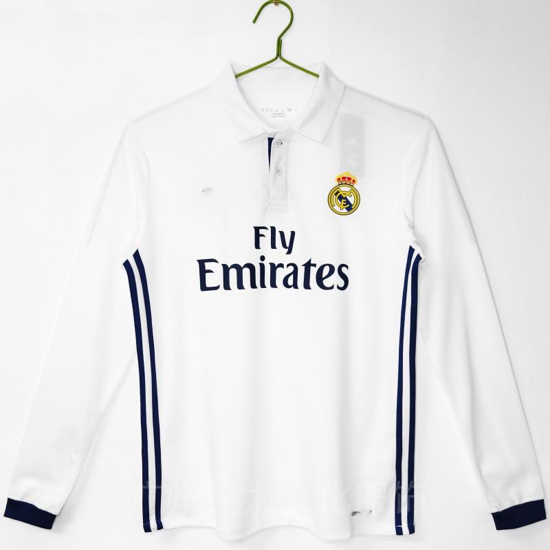 Mens Long Sleeve Retro Football Jersey Vintage Team Sportswear Soccer Fans