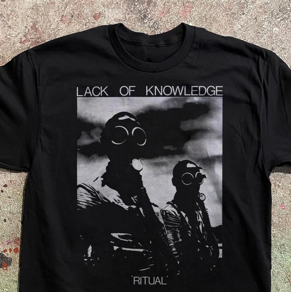 Lack Of Knowledge Ritual EP T-Shirt, Anarcho Punk Graphic Top