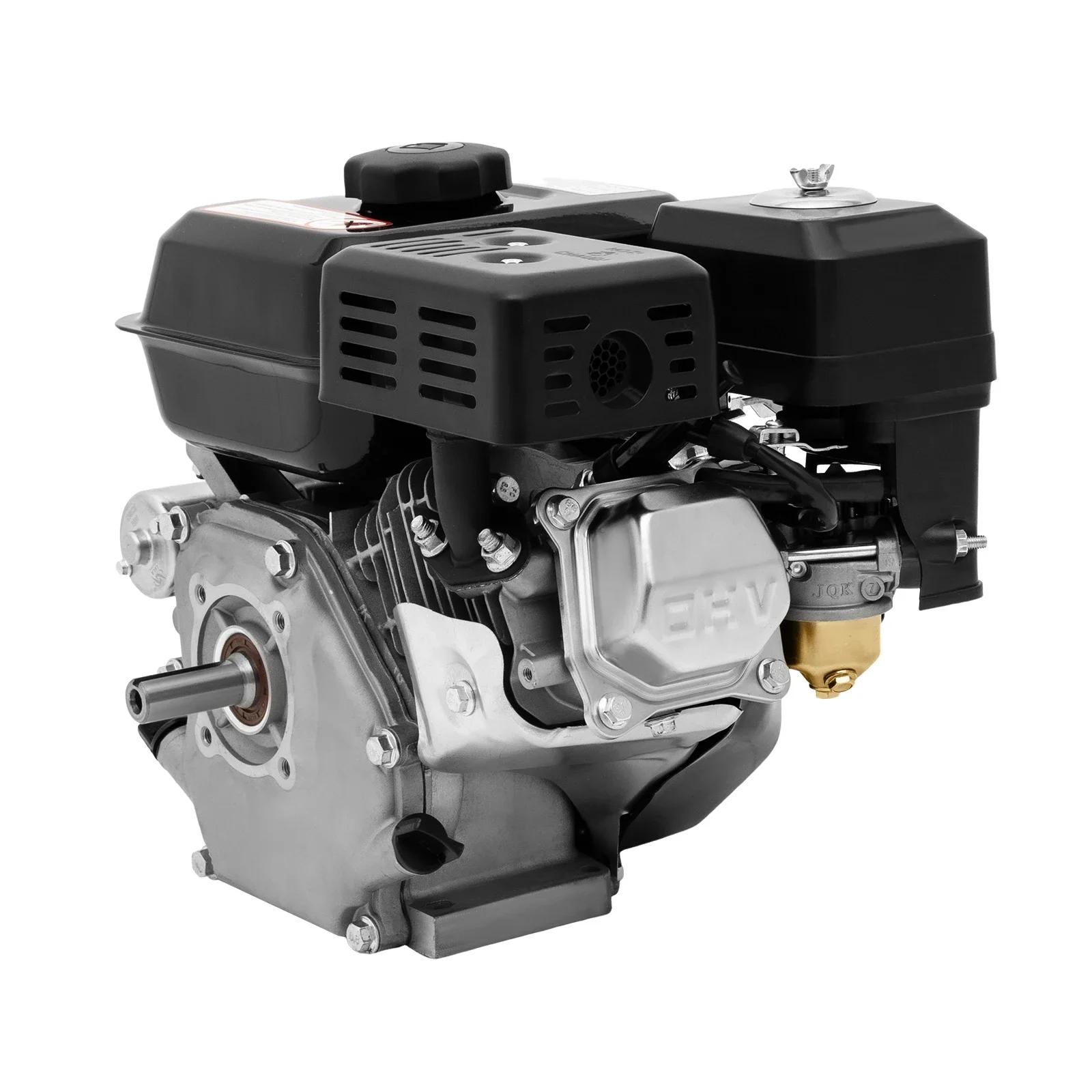 

7,5 л.с. Двигатель для картинга 212 куб.см 4-тактный бензиновый двигатель с электростартером Горизонтальный двигатель OHV Бензиновый Воздушное охлаждение Двигатель для картинга чёрный