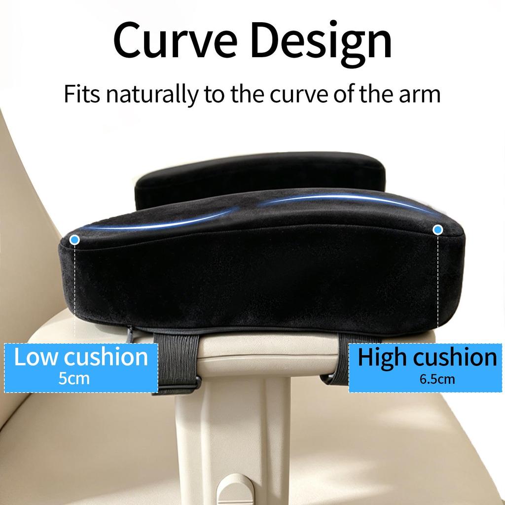 Ergonomic Memory Foam Armrest Pad for Gaming & Office Chairs