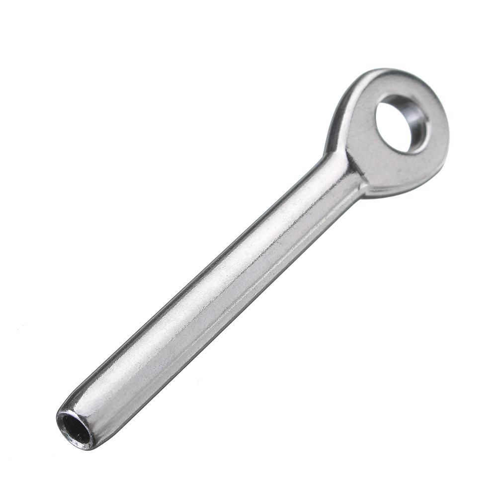 Buy 3mm Stainless Steel Swage Eye Terminal Steel Wire Rope Eyelet End