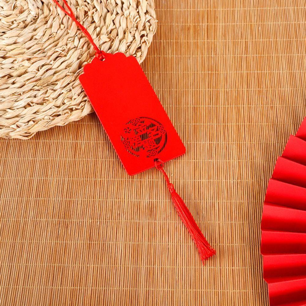 Good Luck Wood Blessings Cards Good Fortune Chinese New Year Pendants  Wedding