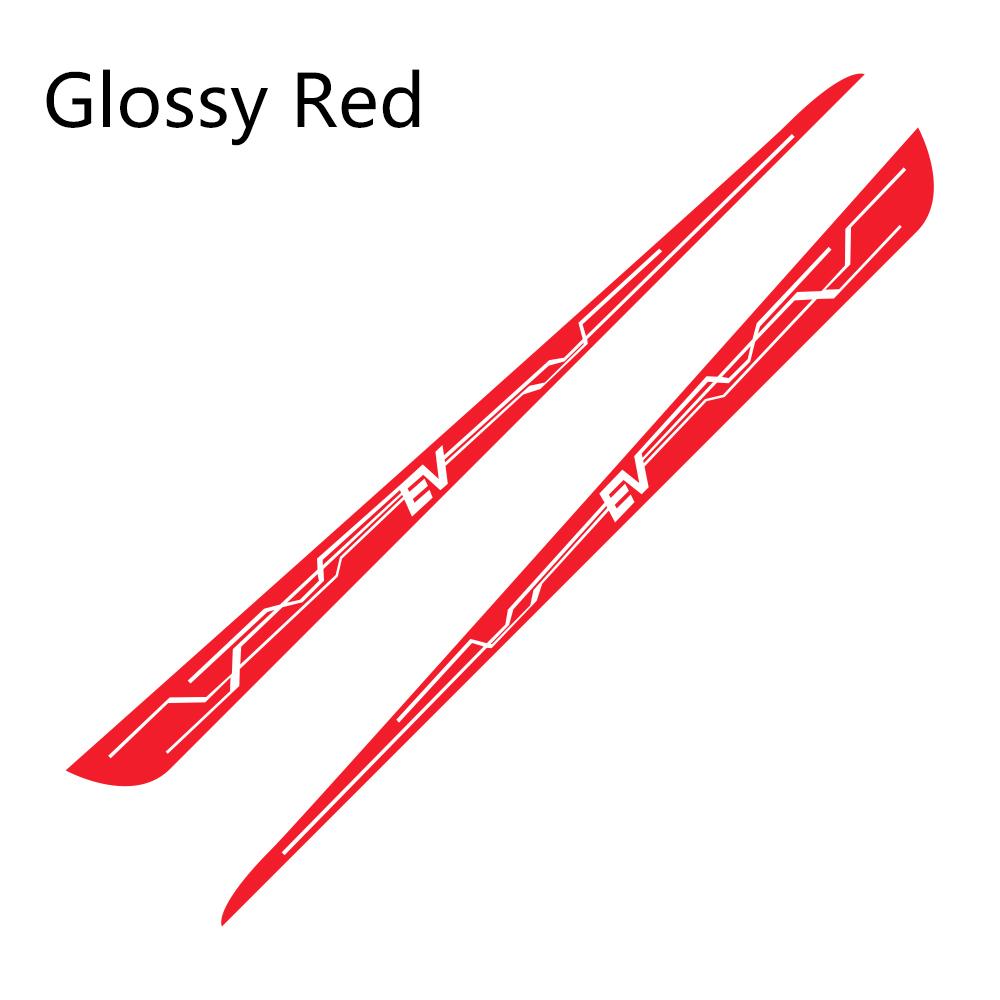 2PCS Car Door Side Stickers For Chevrolet Spark EV Tuning Auto Accessories Vinyl Film Decals Automobile Sports Styling Graphics
