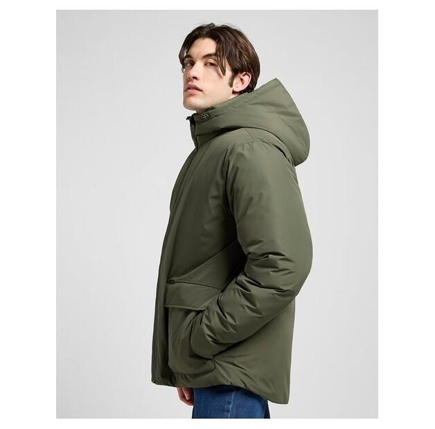 Куртка зимняя Lee HOODED SHORT PUFFER JACKET