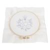 Kit de Începător pentru Broderie Florală Șurub Reglabil Cercuri de Broderie cu Model Imprimat și Instrumente de Înfilare f