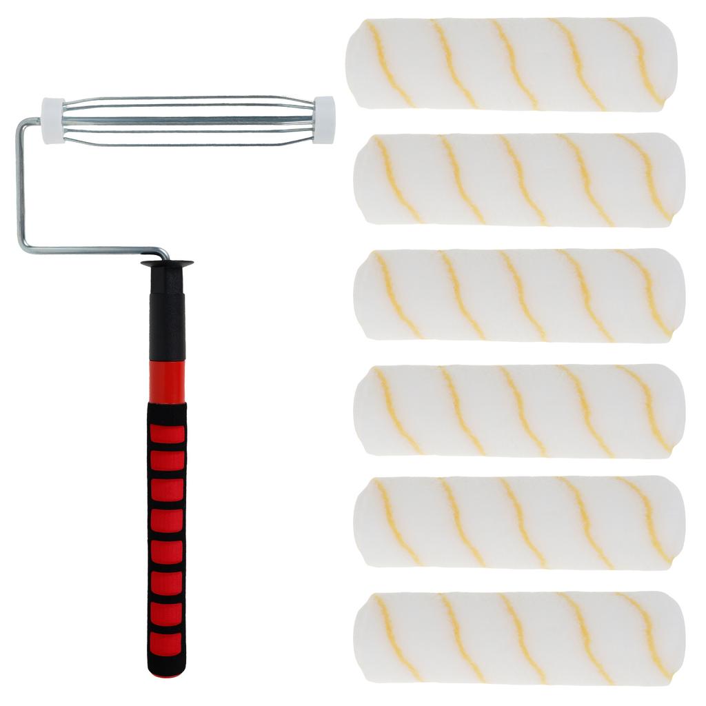 Paint Roller Sleeve Paint Roller Brush Home Decor Latex Paint Roller Brush Wall Tools Wall Paint Brushes House Painting Supplies