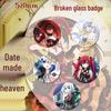 Date A Live Tokisaki Kurumi Tinplate Badge: Anime Brooch & Backpack Charm