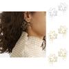 Contemporary Alloy Face Earrings Fashionable Minimalist Design For Women
