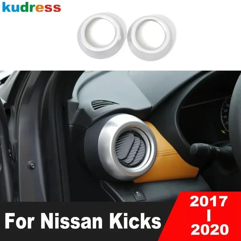 

Car Front Side Air Condition Vent Outlet Cover Trim For Nissan Kicks 2017 2018 Matte Interior Mouldings Accessories