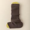 Ladies Autumn and Winter Warm Solid Color Foot Knitting Calf Pile Socks