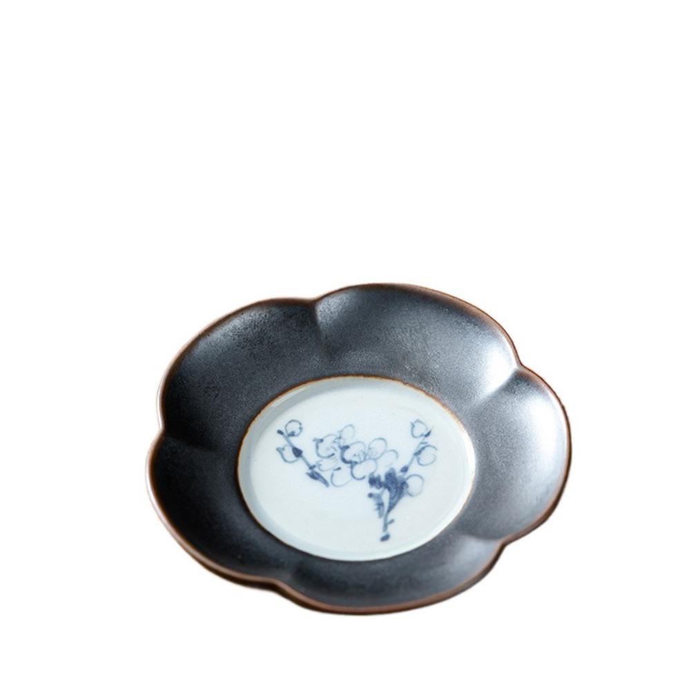 Ceramic Tea Cup Coaster Heat-resistant Insulation Pad Tableware Snack Dish  Hotel