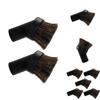Versatile Vacuum Cleaner Round Soft Bristle Brush For Delicate Surfaces And Floors