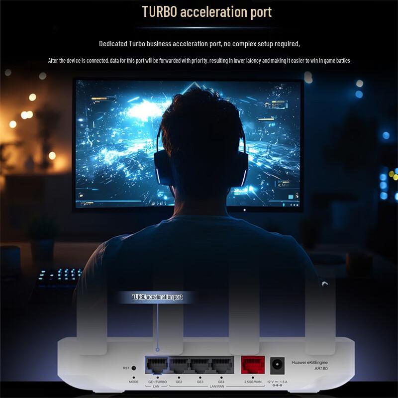 HUAWEI Kunling AR180 Wi-Fi 7 Enterprise Wireless Router (CN version)