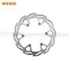 For KTM HUSQVARNA GASGAS Motorcycle Front 260mm Rear 220mm Brake Disc Rotor 6 Holes Steel Plate SX SXF XC XCF EXC EXCF XCW FC TE