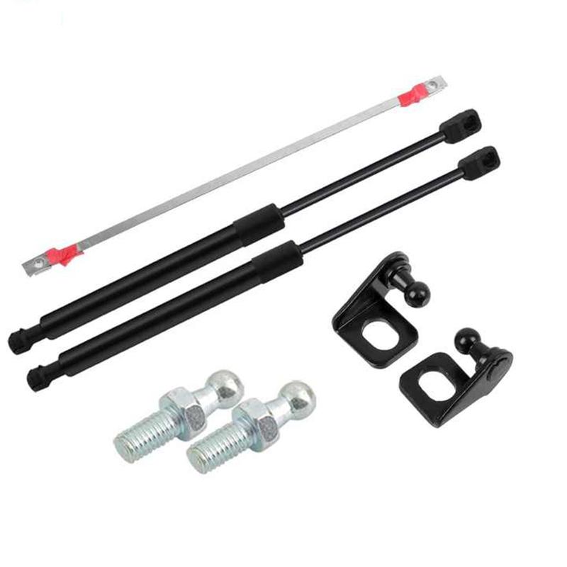 For Volkswagen ID.4 2021-2025 Car Exterior Accessories Replacement Front Hood Bonnet Lift Support Shock Strut Black 1 Set