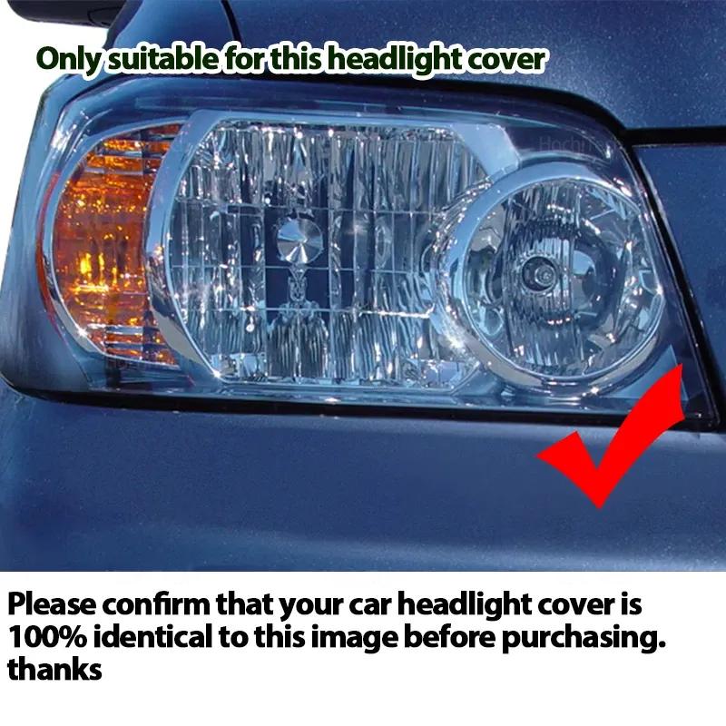 For Toyota Highlander XU20 2004 2005 2006 Car Headlight Cover Lampshade Waterproof Bright Shell Cover Lamp Clear Lens Cover