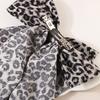 1/3PCS Printed Leopard Print Bow Hair Clip, High-end and Niche Retro Spring Clip, Women's Hair Accessory