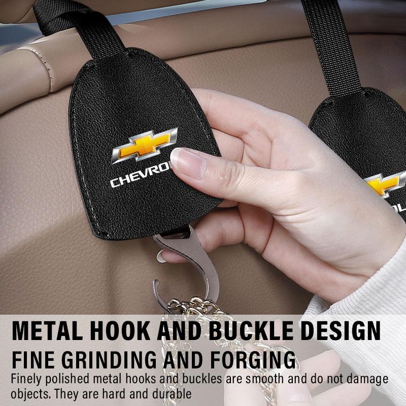 Car Hook Car Seat Hanger Hooks Seat Back Hook Bags Car Accessories For Chevrolet Cruze Sail Onix Corsa Aveo Captiva Sonic Spark Tracker Trax Malibu