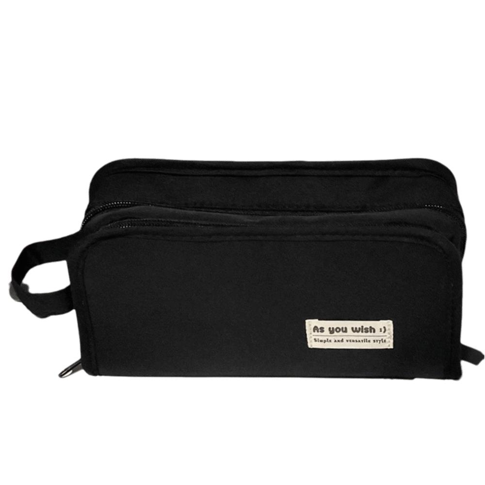 

Five Layers Pencil Case Large Capacity Storage Bag Pain Pack Pen Case Teen Girl чёрный