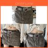 Kawaii Y2k Vintage Pu Leather Belt With Pin Closure For Goth And Alternative Looks
