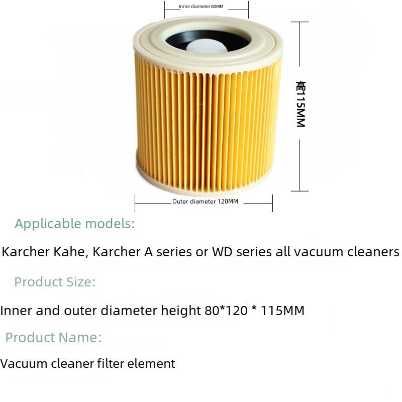 Compatible Filter Element for Karcher A2054 NT38 A2004 Vacuum Cleaners
