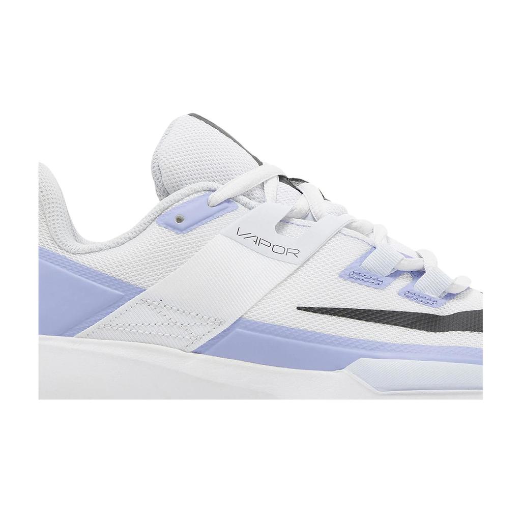 Womens NikeCourt Vapor Lite 'Light Thistle' (women's sizes) Light Thistle / Football Grey / White / Black Tennis Shoes DC3431 500