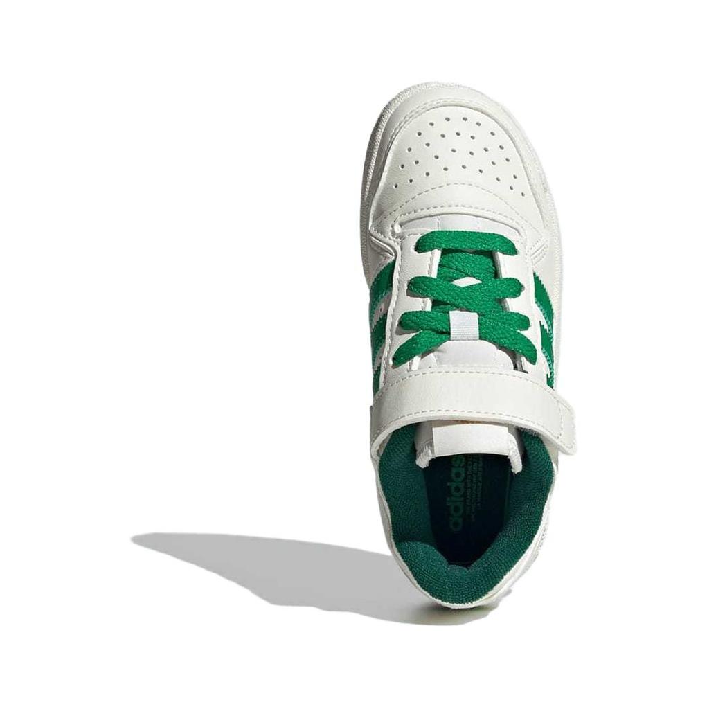 Adidas Forum Low J White Green Gum Kids Sneakers Cloud-White IG0720