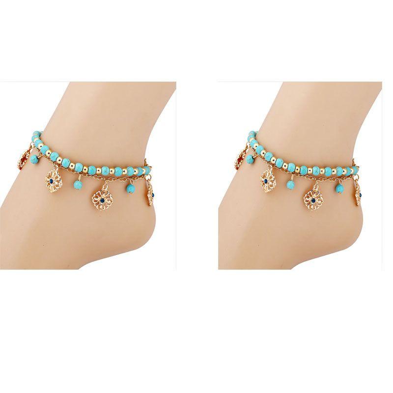 Bell anklet female student Korean version of internet celebrity fashion new trendy retro ethnic style dance and dance ancient style accessories