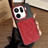 Premium Bsuienss Skin Feel PC+PU Leather Case for OPPO Find X9S Pro X9 Pro Magnetic Charge Hard Shockproof Full-Protector Cover