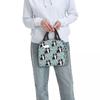 Cartoon Cute Bernese Mountain Dog Pattern Insulated Lunch Bag for Women Children Portable Food Boxes Thermal Lunch Box Tote
