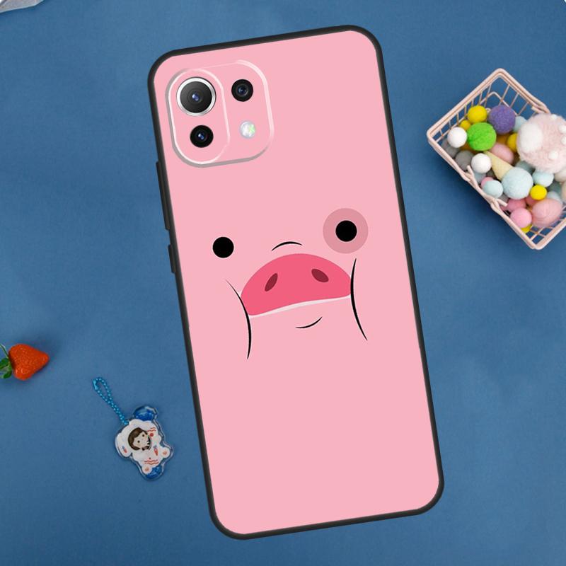 Cartoon Pig Case For Xiaomi 14 13 15 Ultra 11T 12T 13T 14T Pro POCO X7 Pro X3 X5 F5 F6 M6 X6 Pro Cover