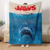 Jaws Ocean Terror Blanket Soft Throw Blanket For Home Bedroom Bed Sofa Travel Office Solid Christmas Blanket