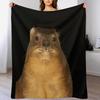 Klippschliefer Foto Dassie Süße Vampir Kartoffel Wurfdecke Flauschige Pelzige Weiche Decke für Schlafzimmer Wohnzimmer