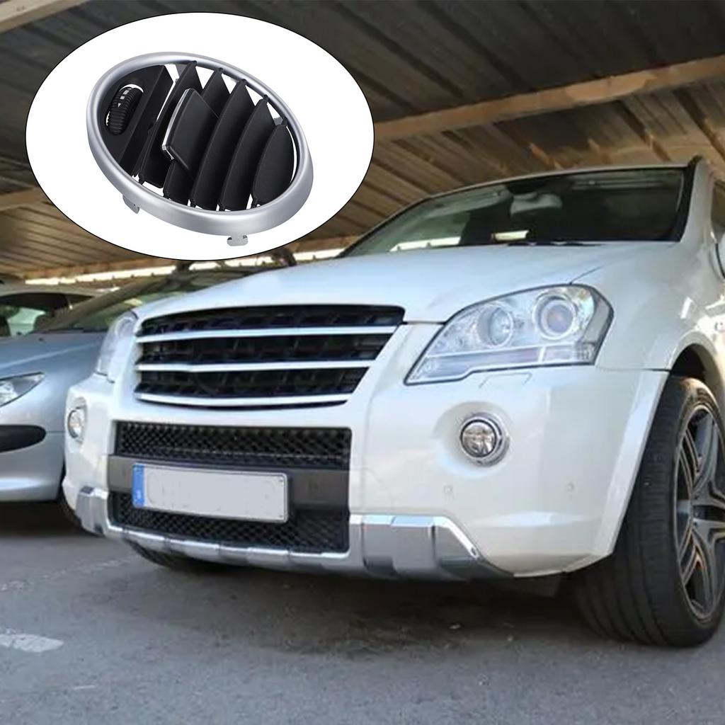1pcs ABS PC Dashboard Air Vent Outlet Panel Air Conditioner Vent Lever Interior PartsmGauges Black Brown Gray Car Accessories