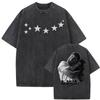 Rapper Quevedo EL BAIFO 2026 Album T-shirt Lavaggio Vintage Unisex Donna Harajuku Hip Hop Street T-shirt Top Estivi T-shirt Girocollo