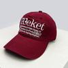 Baseball Stitching Embroidered Letterings Alphabet Street Urban Style School Old Vintage Women  Men For Neutral Gender Fresh Caps Peaked Hats