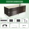 Galvanized Raised Garden Bed Kit Outdoor Patio 6x3x2ft Large Rectangular Metal Planter Boxes Deep Root Box Planter for Gardenin