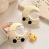 Suitable for AirPods 4 Cute Star And Moon Pull Ring, Apple AirPods 1/2 Silicone Case, Wireless Bluetooth AirPods Pro Earphone Case