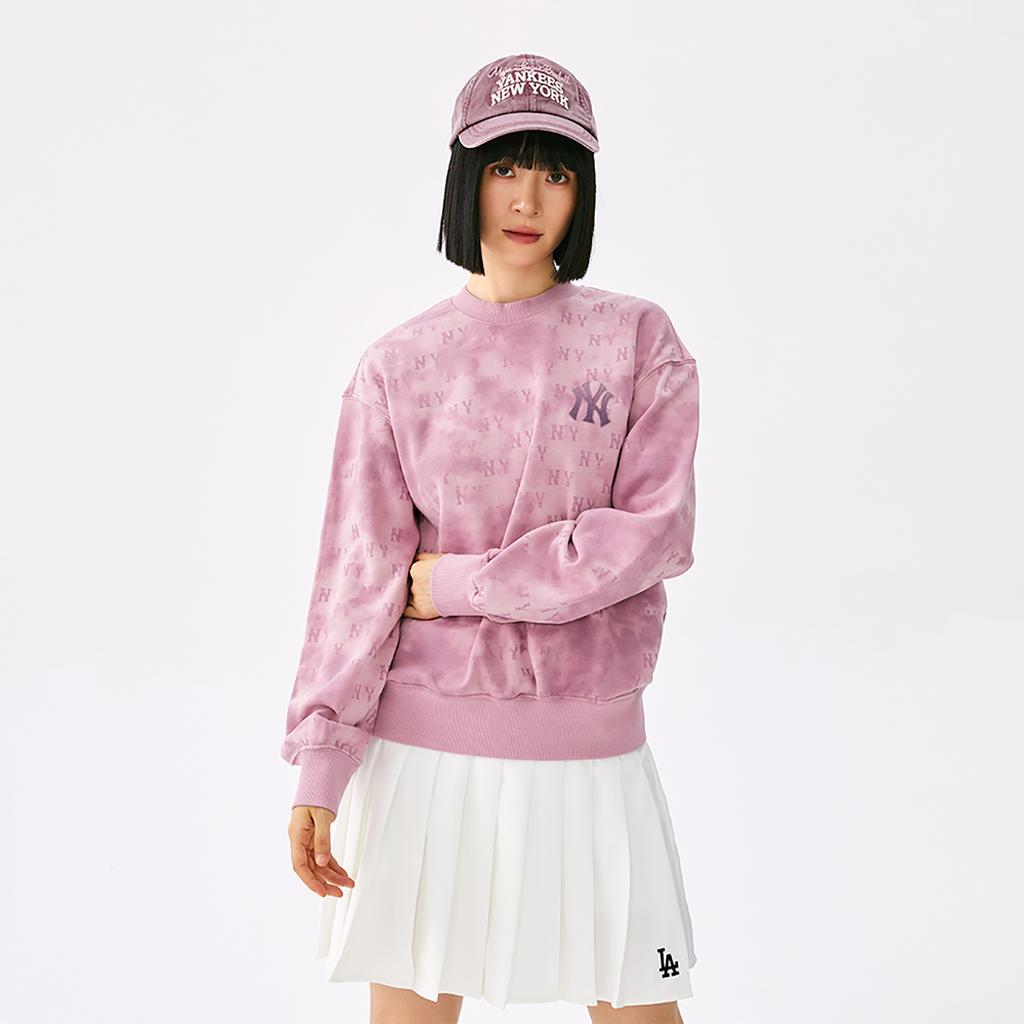 MLB New York Yankees 25FW Sweatshirt Unisex Light Pink 3AMTM1154-50PKL